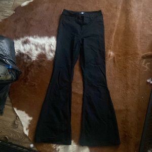 Black, bellbottoms pants